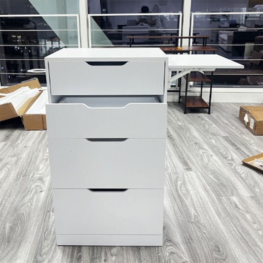 Satifur Vanity Desk Set with Mirror & Lights, Women 4 in 1 Makeup Dressing Table with Charging Station & 4 Drawers, White