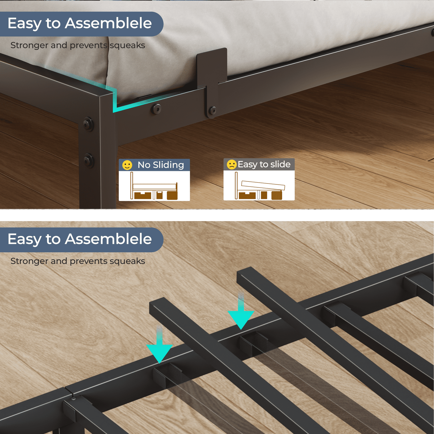 Tydimor L-Shaped Corner Bed Frame with 3 Storage Drawers, 3 Cubbies & Double-Layer Shelf, LED Lights & Power Outlet, Corner Full Beds for Living Room, Bedroom and Guest, Grey Oak