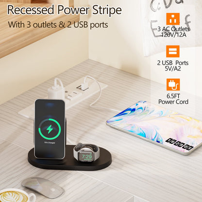 Hexmn L-Shaped Home Office Desk,Dual Monitor Stand & Ample Storage for All Your Needs