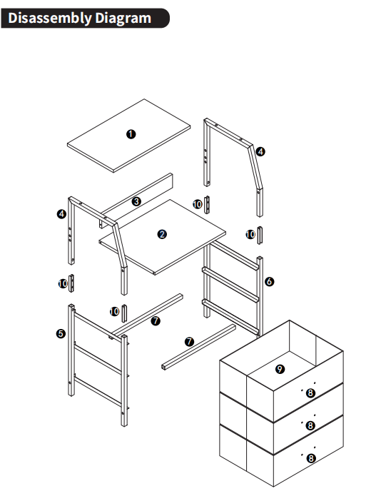 TYDIMOR Kitchen Bakers Rack with Outlets, Coffee Bar Table 4 Tiers Microwave Stand, Brown, 31.5"